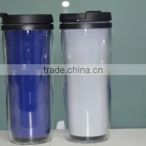 13oz Custom Logo Plastic Color Changing Magic Travel Mug thumbnail-2