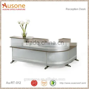 L Shape Reception Furniture High Glossy Desk thumbnail-1
