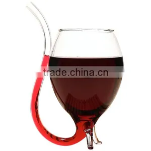 Vampire Shaped Wine Decanter Clear Transparent With Foot Manufacturing Handmade Home Decor thumbnail-1