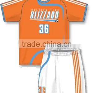 Fashion Custom Design Youth Soccer Uniforms thumbnail-6