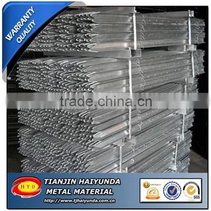 Hot Dipped Galvanized Farm and Animal Steel Fencing Y Post , Star Picket thumbnail-1