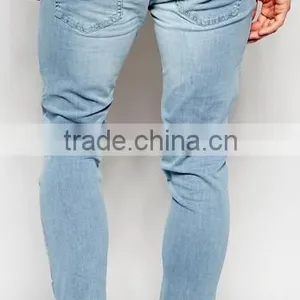 2016 Customized Wholesale Fashionable Ripped Mens Jeans Quality Choice thumbnail-4
