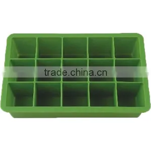 530X530mm Square Shape Silicone Ice Molds Non-stick for Easier Cooking and Cleaning thumbnail-1