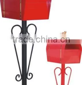Foshan JHC-12116 Post Mounted Mailbox/Metal Letterbox/Unique Design Postbox thumbnail-1