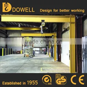 Remote Control Electric Hosit Free Standing Jib Crane 5 Ton thumbnail-2