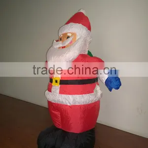 DJ-XT-46 Outdoor Inflatable Christmas Light Santa Take Presents Airblown for Christmas Decoration thumbnail-3