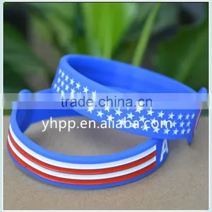 Custom Design Captain America Silicone Wristband Bracelet for Fans thumbnail-6