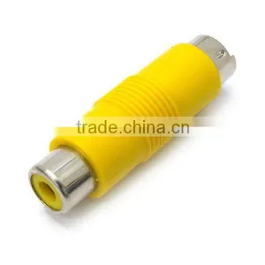 8PIN S-video to RCA Female Adapter thumbnail-1