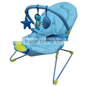 Adjustable Light Weighted Musical Baby Bouncer With Lovely Toys thumbnail-1