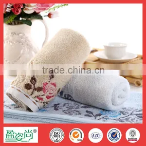 Home Designs Rose Pattern Hotel Bath Towel High Quality Microfiber Face Towel thumbnail-1