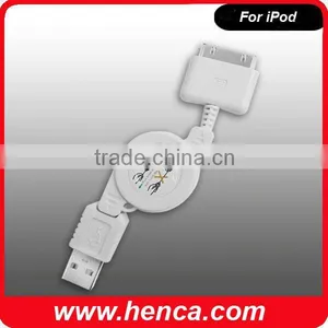 Retractable USB Data Cable for IPod,iphone thumbnail-1