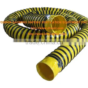 PVC Coated Negative Pressure Flexible Duct Hose 130mm x 5m thumbnail-1
