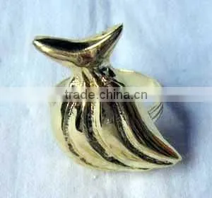 Metal Napkin Ring, Brass Napkin Ring, Golden Napkin Ring thumbnail-1