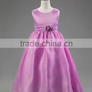 Fashion New Designs Handmade Charming Child Evening Dress Noble Girl Maxi Dress TR-WS07 thumbnail-3