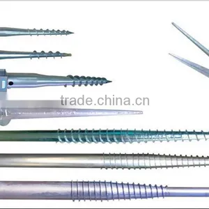Factory Sale OEM Hot Galvanized Fence Post, Ground Post ,solar Ground Piles thumbnail-1