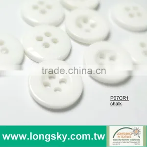 (#P07CR1-20L) 15mm Fashion Dyeable Wholesale Decorative 4 Hole Round Sew Garment Button thumbnail-1