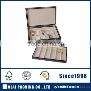 Luxury Customized Wooden Jewelry Watch Display Box thumbnail-1