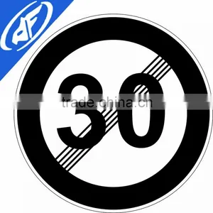 Reflective Adhesive 60 Yard Limit Road Sign thumbnail-3