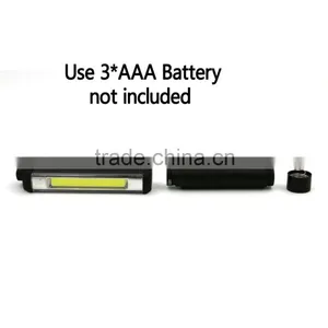 Hot Mini Pen Flashlight Aluminum Waterproof With Pen Holder Can be Placed Pocket thumbnail-2