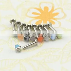 Stainless Steel Lip Ring,monroe Lip Rings,turquoise Unique Lip Rings Body Jewelry thumbnail-3