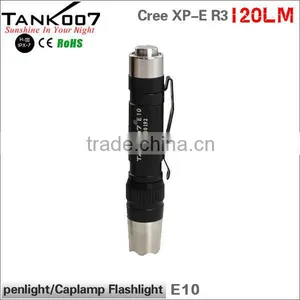 Mini LED Flashlight With Pocket Clip TANK007 E10 thumbnail-1