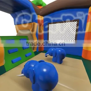 2016 New Design Best Quality Inflatable Backyard Bouncers,inflatable Bouncers Hawaiiwar Bouncers, Elephant Castle thumbnail-3