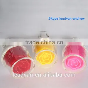 2015 New Product Rose Dual USB Car Charger,LED Rose Mobile Phone Car Charger thumbnail-1