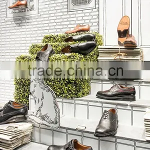 Artificial Boxwood Grass Plant Decoration For Shoe Shop thumbnail-2