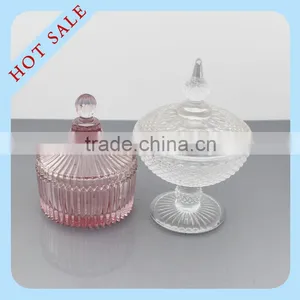 Sprayed Coloured Candle Container With Lid thumbnail-2
