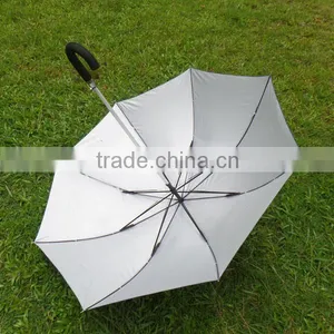 Fiberglass Silver Coating uv Protection Solar Charger Umbrella thumbnail-1