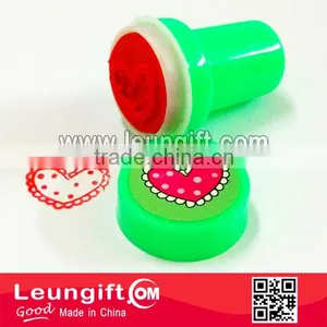 Green Stamp Heartshape Printing Kid's Stamper Toy thumbnail-1