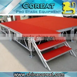 1.22*1.22m 1.22*2.44m Customized Adjustable Stage Platform thumbnail-1