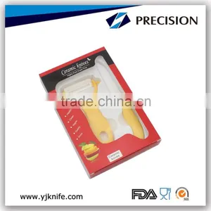 2pcs High Quality Vegetable Set Ceramic Fruit Knife and Ceramic Peeler thumbnail-2