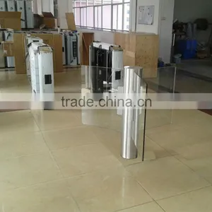 Butterfly Rotating Gate / Round Column / Glass Wing / CE Certification thumbnail-5