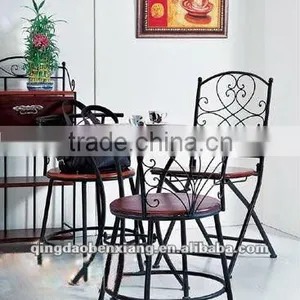 BX 2012 New Design of Wrought Iron Desk and Chairs thumbnail-1