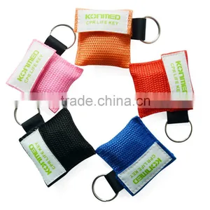Colorful Available CPR Mask Latex Free,cpr Keychain Face Mask thumbnail-1