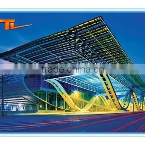 Hall Stadium Station Roof Steel Truss thumbnail-1