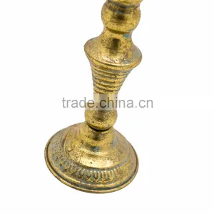Elegant Classical Gold Tea Light Candle Holder thumbnail-3