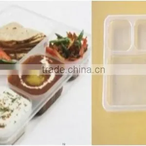 Thali+Lid For Restaurant & Sweet Shop 5 Box Compartment thumbnail-2