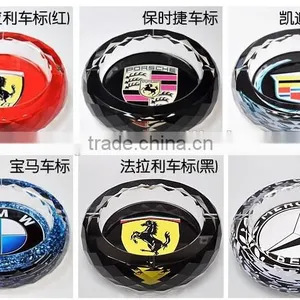Special Crystal Ashtray,crystal Smoking Set With Engraved Logo Color for Bar Decorations (R-1021 thumbnail-2