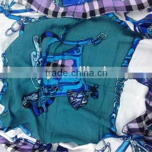 Square Scarf With Tassel thumbnail-1