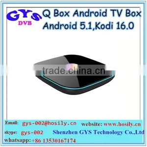Latest Q BOX Android TV BOX 4K S905 Quad Core RAM 2GB ROM 16GB BT KODI 16.0 Smart Tv Box Android 5.1 thumbnail-1