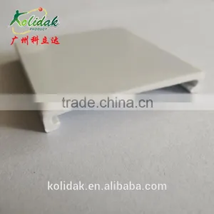 Gray Customized Plastic Extrusion PVC Profile thumbnail-2