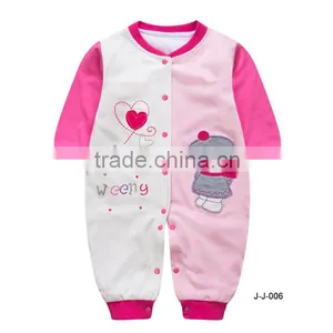 New Design Long Sleeve Baby Girls Baby Romper for Winter thumbnail-3
