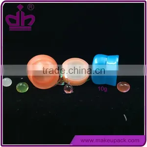 Red and Blue Plastic Cosmetic Sample Packaging 10g Cream Jar thumbnail-2