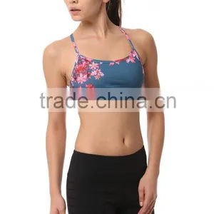 Custom Design Yoga Bra Gym Fitness Clothing Sexy Women and Ladies Sports Bra Wholesale thumbnail-1