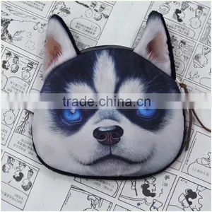 Aimigou Wholesale Factory Direct Sale 3D Dog Faced Coin Purses thumbnail-4