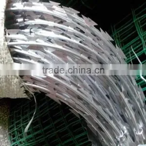 High Quality PVC Coated Razor Barbed Wire From Jinzhou Factory thumbnail-3