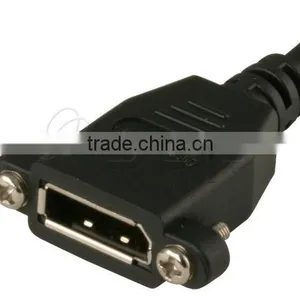 Verschraubbar Display Port Stecker Verlangerung Kabel thumbnail-1