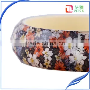 2015new Fashion Silicon Bracelet Clear Resin Solid Bracelets Zya thumbnail-6